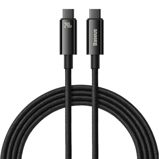 Baseus Tungsten Gold Carregamento Turbo Tipo-C tipo-C 240W 2m iPhone15 Samsung Android