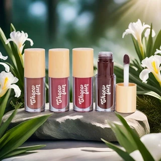 FENZZA LIP TINT CHOCO FUN GLOSS LABIAL GANACHE AU LAIT FLAN FONDUE em Oferta na Shopee