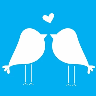 Stencil Opa 10 x 10 cm - Passarinhos Casal - 1863 em Oferta na Shopee