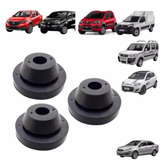 Kit Coxim Caixa Filtro Ar Fiat Bravo Doblo Linea Palio Punto strada