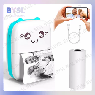Mini Impressora Térmica Bluetooth Sem Fio Portátil À Bateria Portátil Mini Impressora Térmica Sem Fio Bluetooth 200dpi