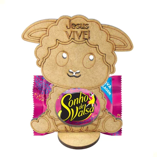 Kit 20 Porta Bombom Ovelhinha Ovelha Mdf Cru Lembrancinha Páscoa Religioso em Oferta na Shopee