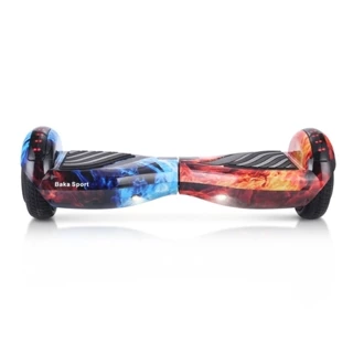 Hoverboard D43 Fogo e Água Alcance até 10km Caixa de Som Bluetooth Embutida Capacidade 100kg