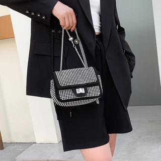 Bolsa feminina de brilho festa Com Strass Nova Diamantes Incrustados Das Mulheres  marisa em Oferta na Shopee