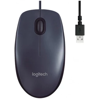 Mouse com fio USB Logitech M90 Preto 1000dpi Lacrado na Caixa