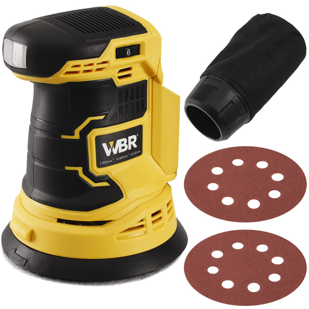 Lixadeira Roto Orbital 20v Profissional 125mm 6 Níveis WBR