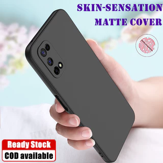 Para Realme 7 5G RMX2111 Skin-sensation Slim Fit Flexible Soft Silicone Matte Capa De Líquido Flexível Anti-Riscos Pele Da Caixa Do Telefone