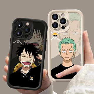 Capa De Celular Para iPhone 11 12 13 14 15 Pro Max 7 8 Plus XS XR X Mini Prime Anime O-One Piece Luffy Telefone De Silicone Fosca Flexível