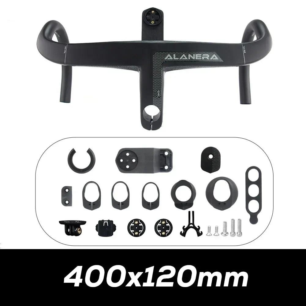 DEDA ALANERA Estrada De Carbono Completa 380-440mm Fiação Interna