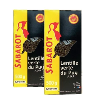 Lentilhas AOP Du Puy SABAROT 500g (2 caixinhas)