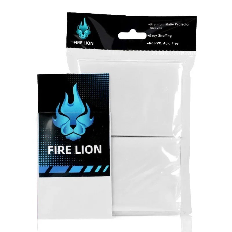 Sleeve Shield Trading Card Fire Lion Matte Protetor para Magic, Pokemon,  Flash and Blood- (100pcs) | Shopee Brasil