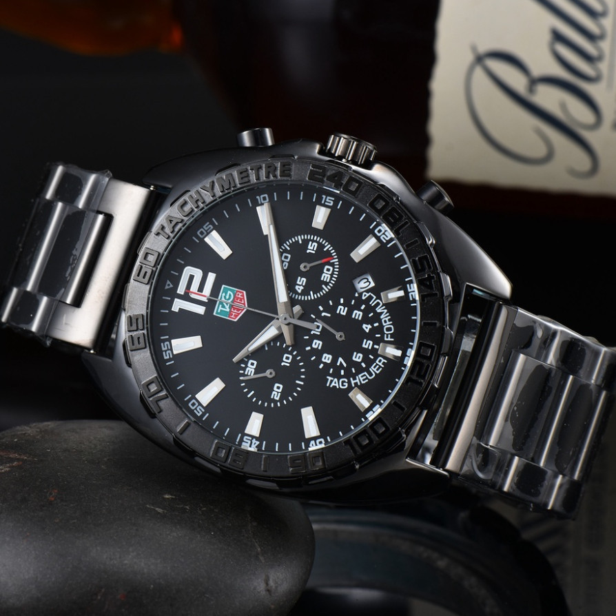 Relógio Esportivo De Luxo FORMULA 1 Série F1 Mostrador Multifuncional De Quartzo Cronógrafo