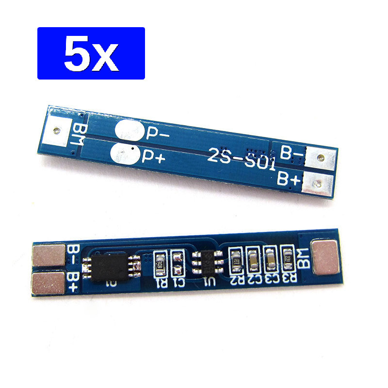 5v 2a Lithium Battery Charger Step Up Protection Board 2s 7.4v 8.4v Boost Power Module Li-po Li - Foto 4