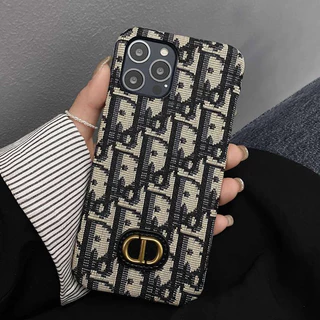 Capa De Luxo De Tecido De Ganga Da Moda Marca Para iPhone 15 Pro Max 11 12 13 14 Pro Max Proteção De Três Lados