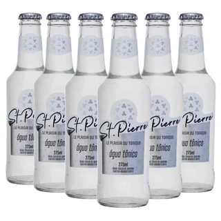 Kit c/ 6und Água Tônica  ST PIERRE Tradicional 275ml