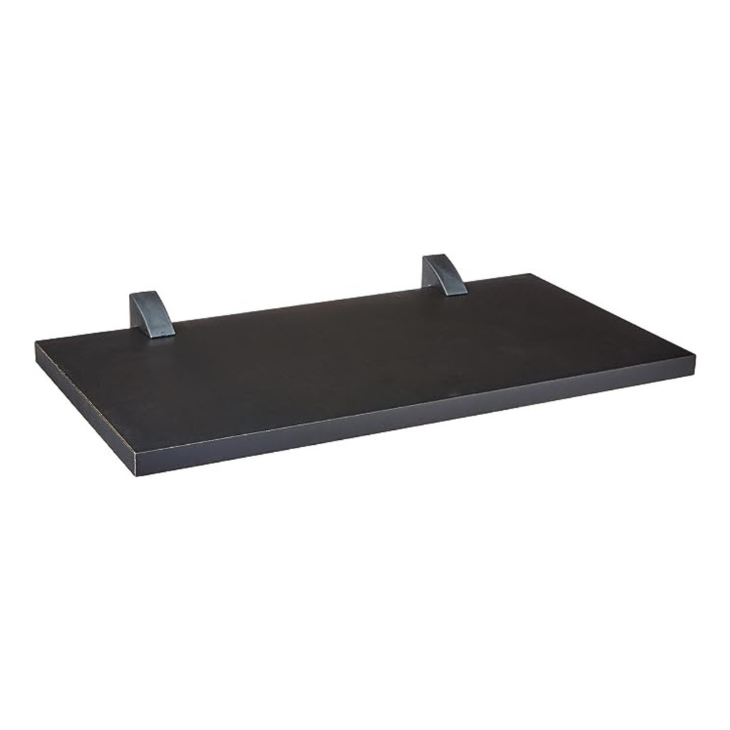 Prateleira de Madeira Retangular Cor Preta 1,2x20x60cm | Organize com Estilo e Durabilidade!