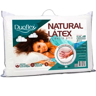 Travesseiro Inteligente Natural Látex Extra Alto Duoflex