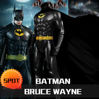 Batman Bruce Wayne Cosplay Macacão Marvel Hero Halloween Traje bodysuit