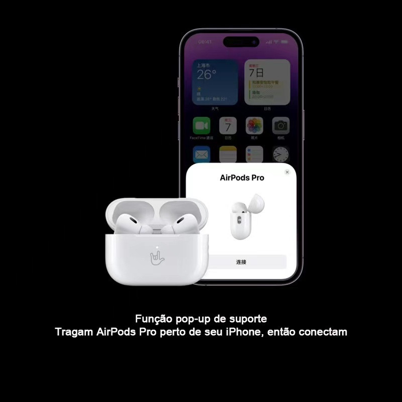 2024 Novo AirPods Pro 5 1-1 Geração Fones De Ouvido Bluetooth 5.2
