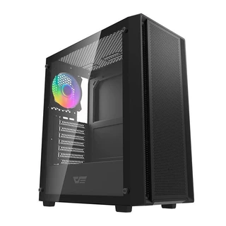 Gabinete Gamer Aigo Darkflash DK353, RGB, Mid-Tower, Lateral de Vidro, Com 4 Fans, Preto, DK353-BK em Oferta na Shopee