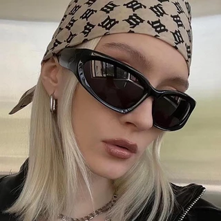 Unissex Y2K Cyberpunk Óculos De Sol Prata Pretos Prateados Frios Para Homens Mulheres cyber Polarizada Lentes De Ciclismo Eyewear Balencia