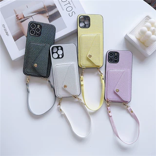Capa Protetora Para Samsung Galáxia S23 S24 Ultra A55 15 A25 35 A54 14 24 34 13 23 33 53 73 12 32 42 A52 72 A51 71 31 50 70 Moda Cartão Compartimento Carteira Alça