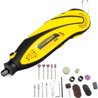 Kit micro retífica 135 watts com 40 acessórios - MI200 Hammer