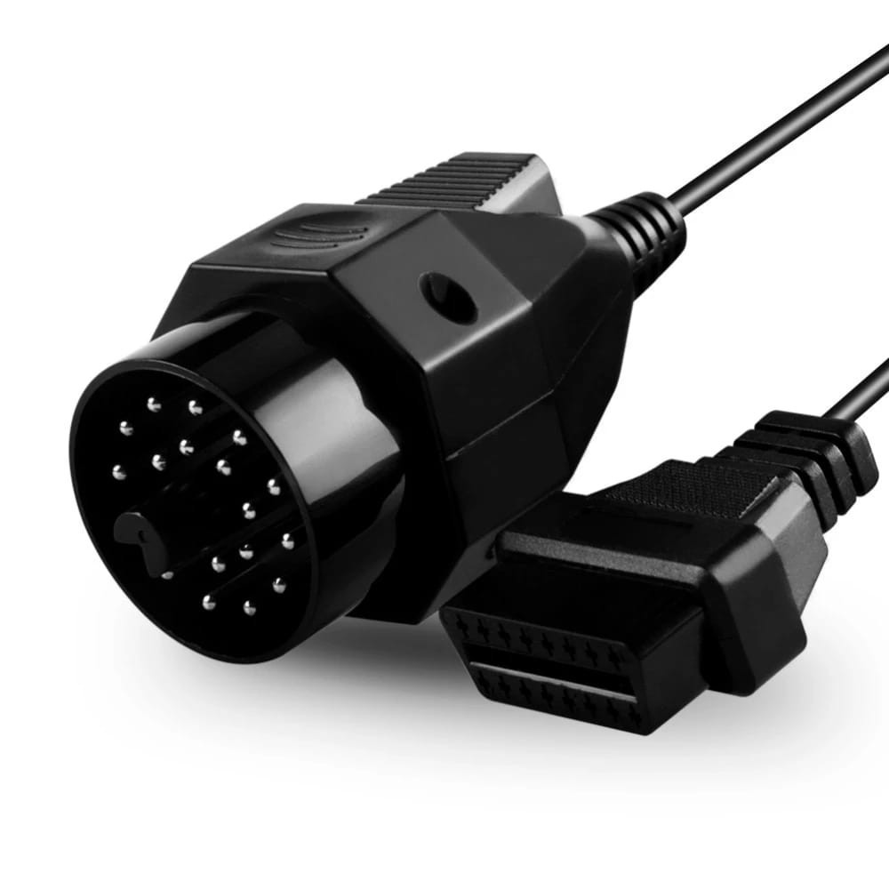 ODB2 OBD Para BMW 20pin Adaptador II 20 PIN OBD2 16 Conector Fêmea ...