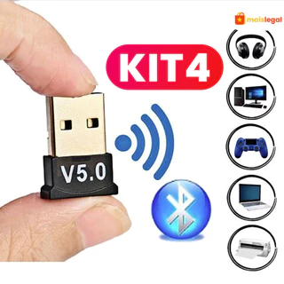 Adaptador E Receptor USB Bluetooth 5.0 Plug usb Transmissor de audio para Notebook