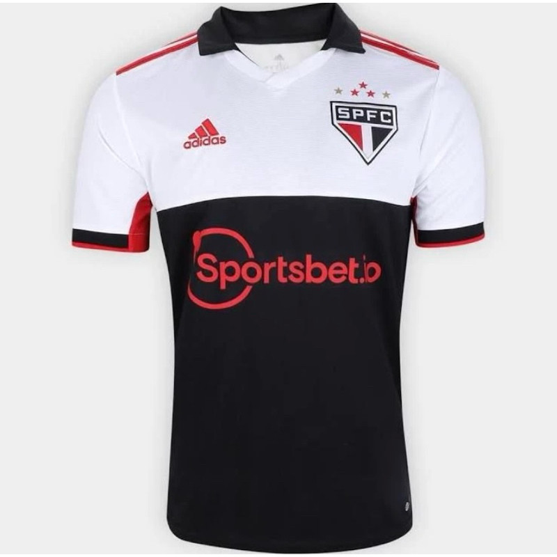 Nova Nova Camiseta do Time do São Paulo Branco e Preto 24/24 Mega promoção PATRÃO ENLOQUECEU PATRÃO ENLOQUECEU