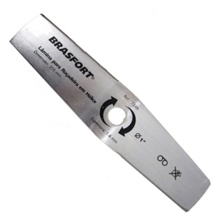 Lâmina para roçadeira tipo faca 2 x 355 mm - 7349 - Brasfort