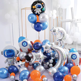 MODUS 93 Peças Conjunto de Balões de Luxo Balões Para Festas e Aniversários M1028-AZUL