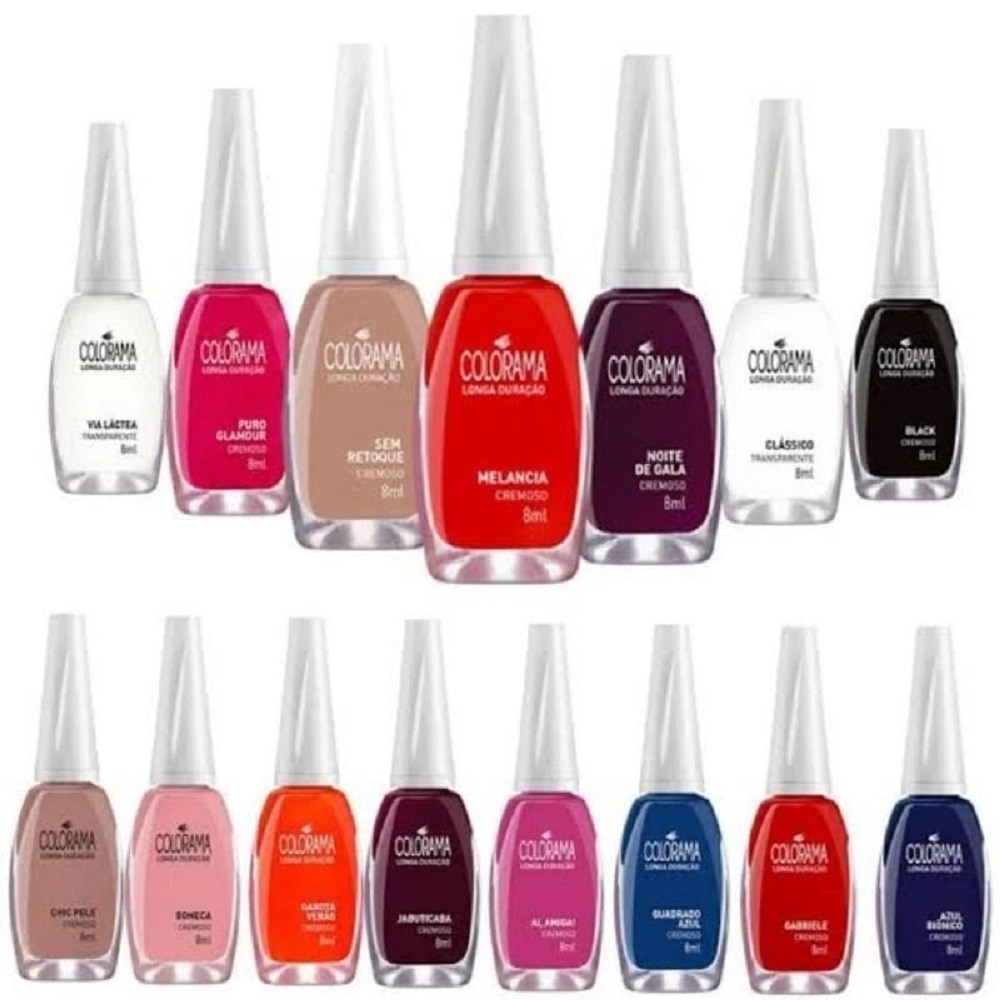 kit 20 Esmaltes Colorama Cores Sortidas Atacado Novo | Shopee Brasil