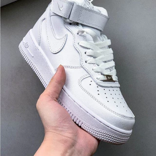 Tênis Nike Air Force 1 Mid White Mid-Top Casual