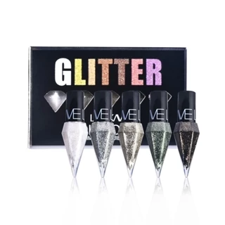 ZSEEY 5 Pçs/Set Chinoiserie Diamond Eye Shadow Brilhante Delineador De Longa Duração