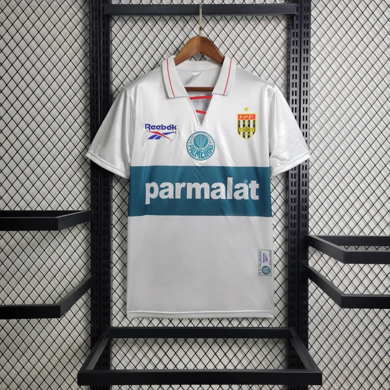 Retro 1997 Palmeiras 2 Jogo Longepalm Camisa De Árvore , Palmeira Versão Tailandesa Da Futebol 1 : 1