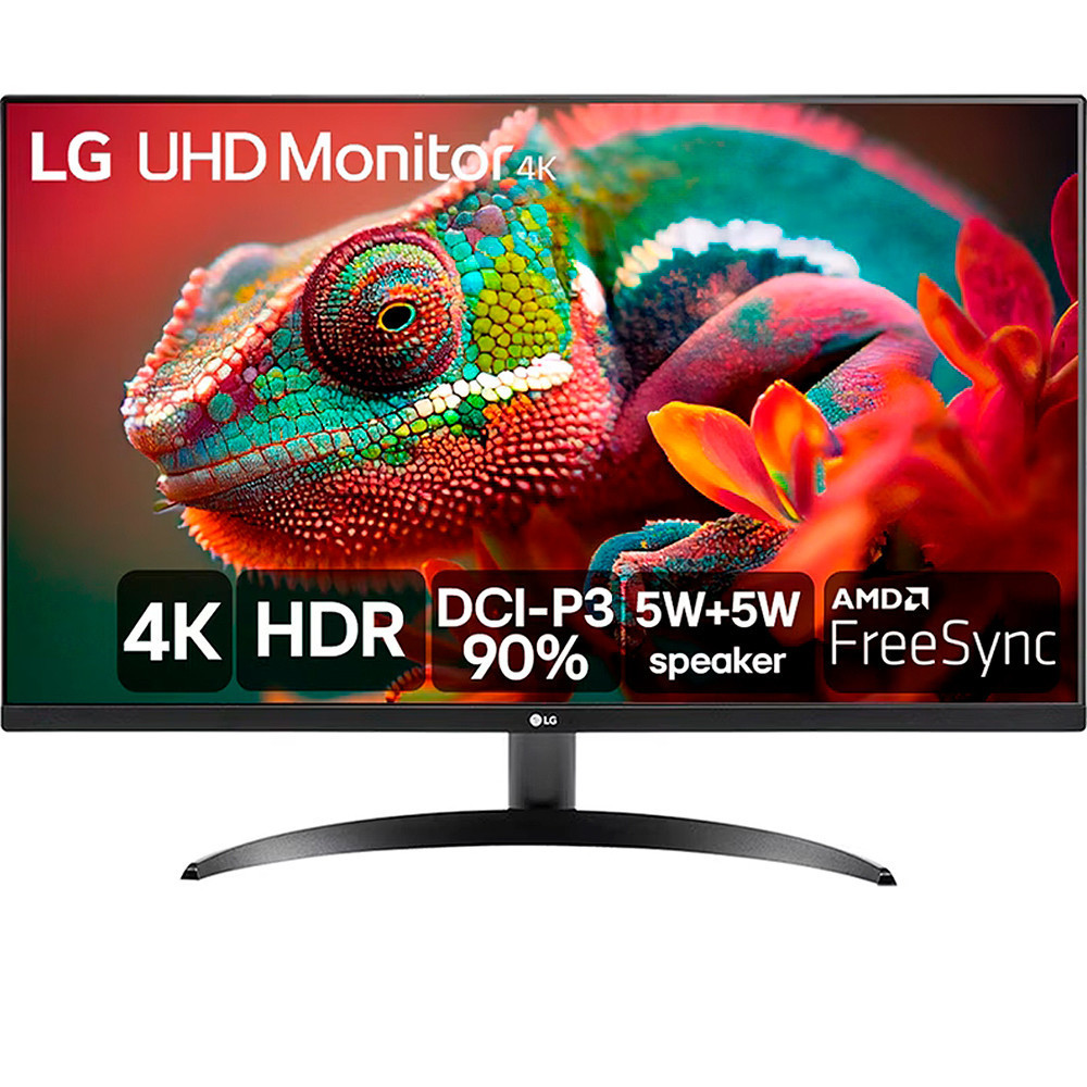 Monitor LG 32 Ultra UHD 4K UHD 4ms HDR HDMI DP Freesync | Shopee Brasil