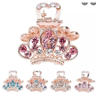 KIT 12 Mini Piranha de luxo de metal com PÉROLA rose para FRANJA/PENTEADO em Oferta na Shopee