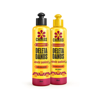 Kit Shampoo e Condicionador 300mL Deleta Danos Chikas