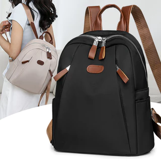 Mochila Feminina De Verão Grande Capacidade Oxford Cloth Lightweight Schoolbag Estudante Universitária Impermeável
