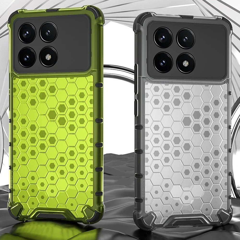 Caso de telefone duro semi-transparente resistente ao choque Para Poco ...