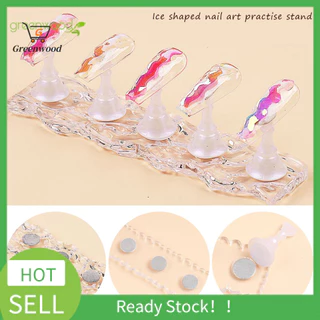 Suporte De Prática De Pregos GRE Base Magnética Pequena Ergonômica Plásticos Manicure Suprimentos