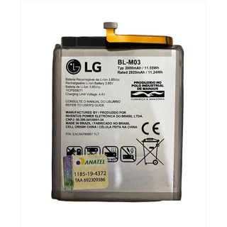 Bateria Orginal Bl-m03 Para LG K22 Plus Envio Rápido