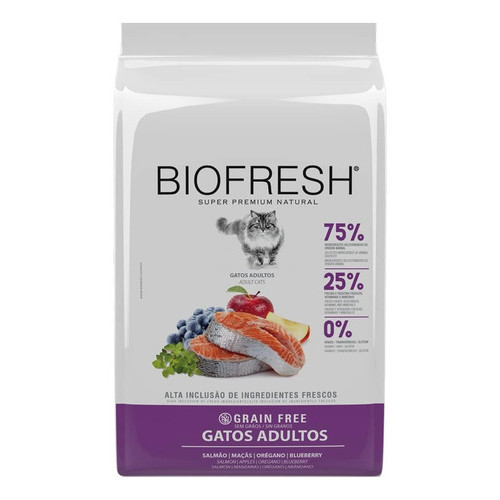 Ração Biofresh Gatos Adultos Salmão 7,5kg