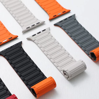 Pulseira Silicone para Apple Watch Ultra 2 49mm serie 10 46mm 42mm 9 8 7 45mm 41mm SE 6 5 44mm 40mm