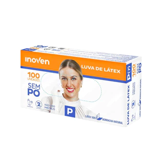 Luva de Procedimentos sem Pó CA 45332 P com 100 unidades Inoven em Oferta na Shopee