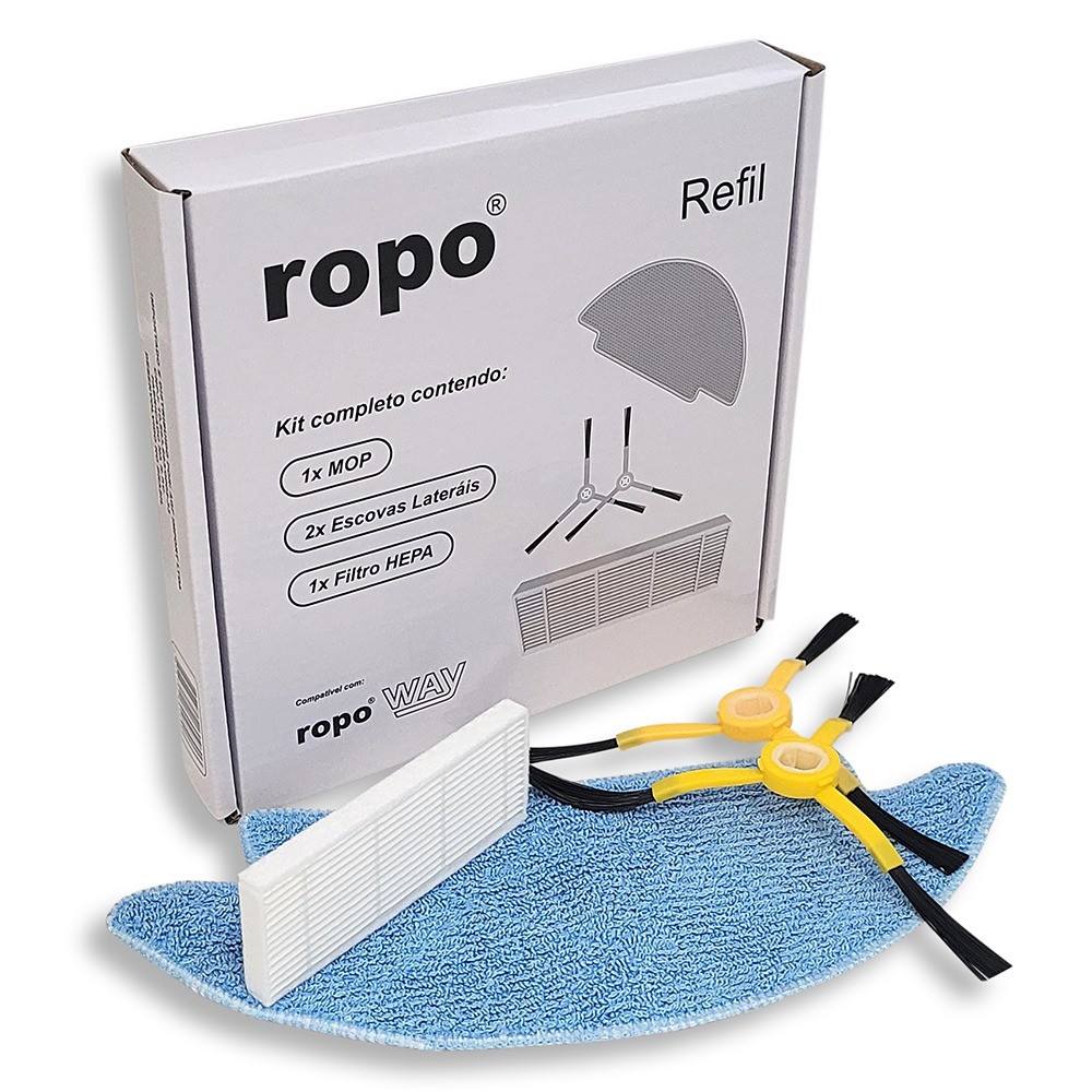 Combo Robô Aspirador ropo Way + Kit Refil | Shopee Brasil