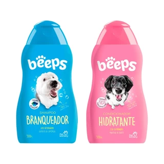 Shampoo Beeps Branqueador 500ml + Hidratante Beeps 480ml
