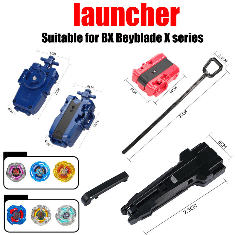 Beyblade Com Lançador Beyblade Launcher Acessórios Brinquedos X BX
