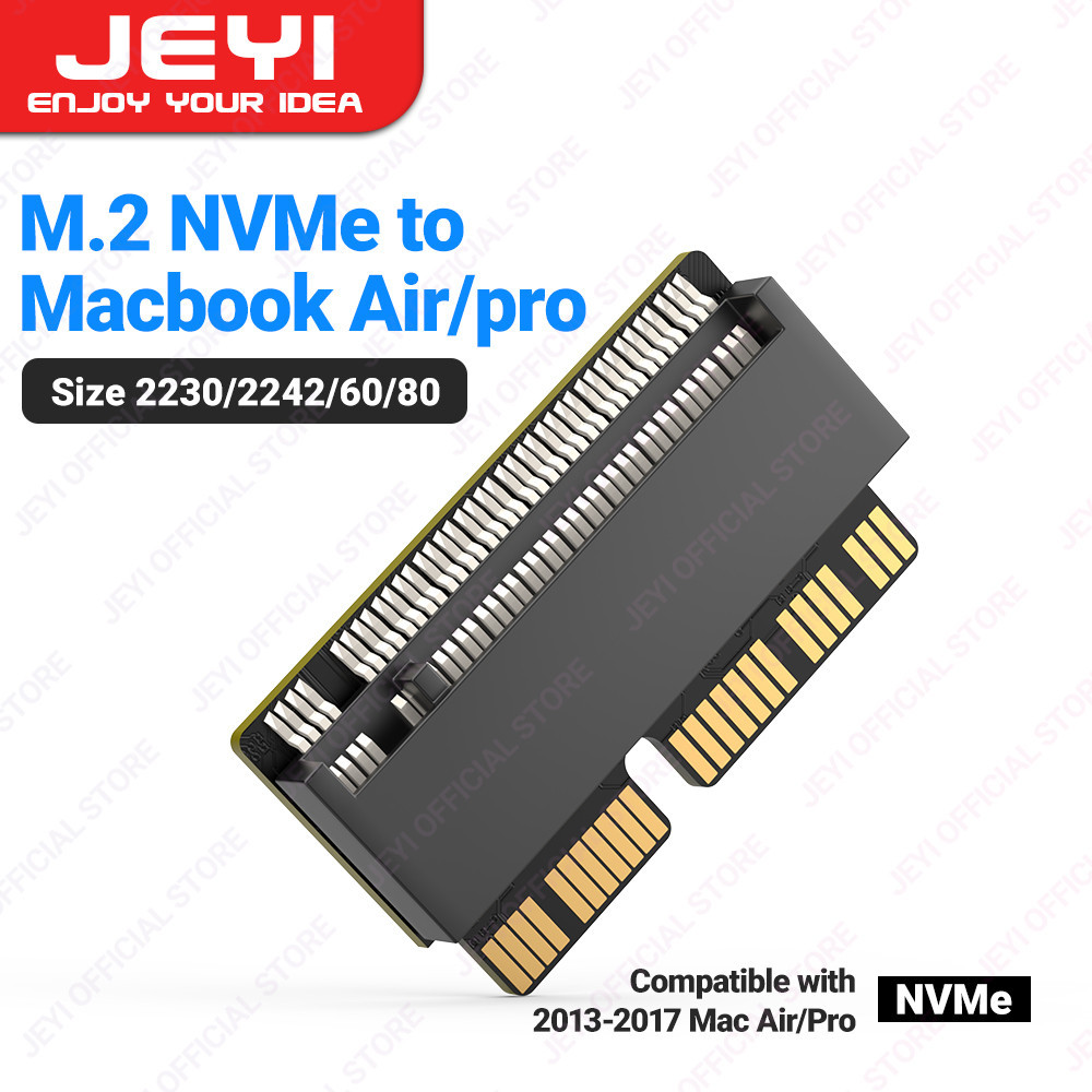 JEYI M. 2 NVME SSD Adaptador De Conversão Para MacBook Air Pro Retina 2013-2017 A1465 A1466 A1398 A1502
